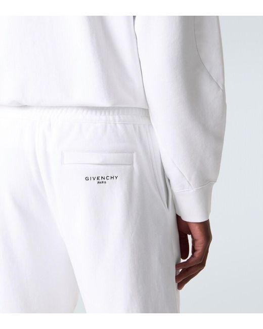 Bermudas Couture Seam De Algodon Givenchy de hombre de color White