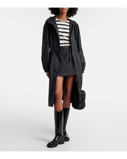 Moncler Black Hiengos Technical Parka
