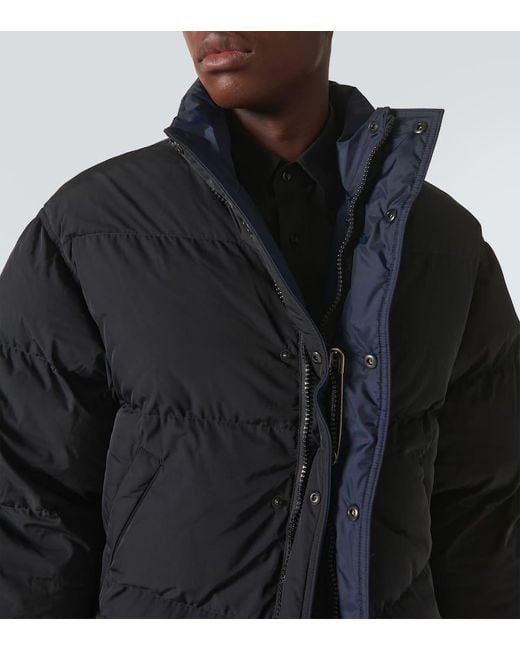 Balenciaga Black Loop Sports Icon Reversible Puffer Jacket for men