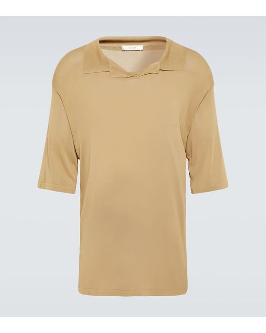 The Row Natural Ken Jersey Polo Shirt for men