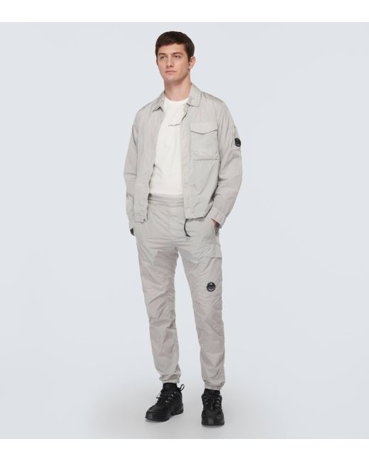 C P Company Gray Chrome-r Sweatpants for men