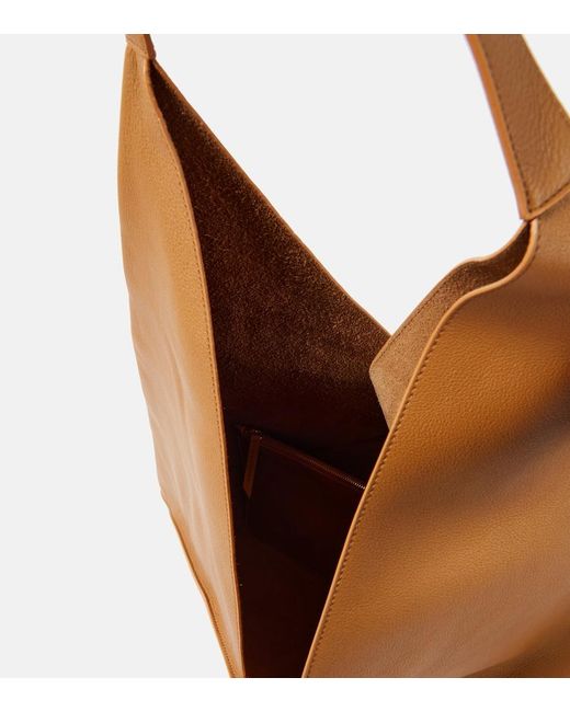 Khaite Brown Sara Leather Tote Bag