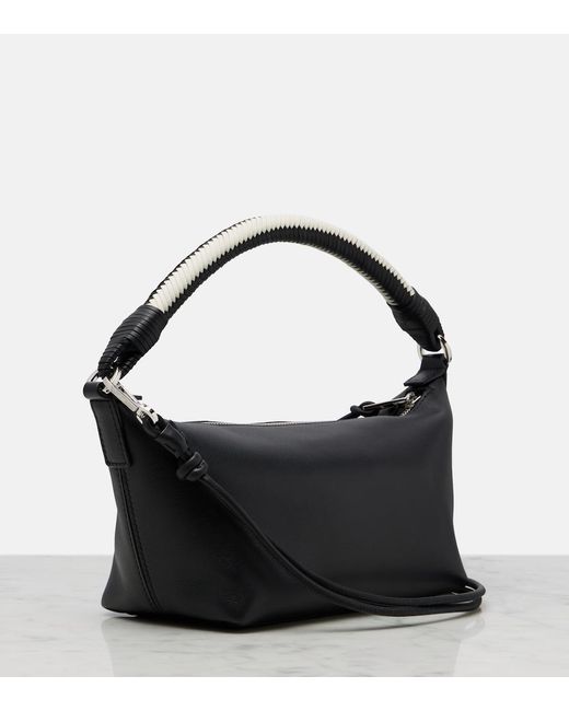 Loewe Black Cala Small Leather Top-Handle Bag
