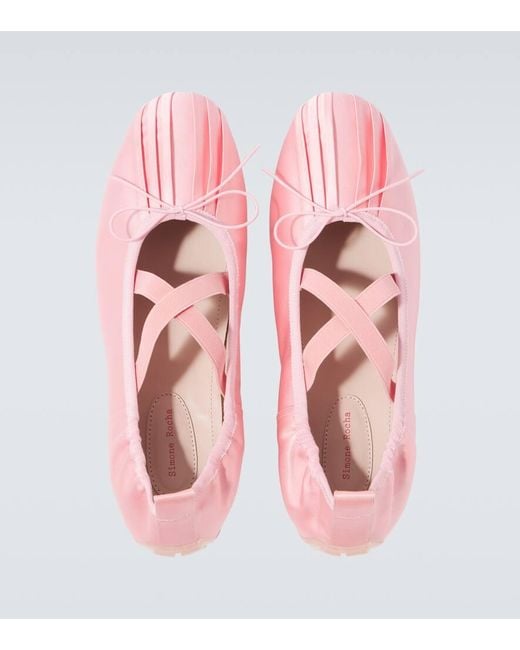 Simone Rocha Ballerinas Ballerina Grip in Pink für Herren