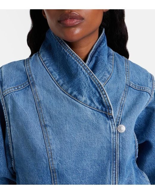 Isabel Marant Blue Dolie Denim Jacket