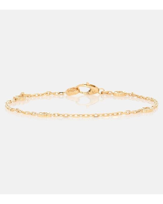 Gucci Metallic Interlocking G 18Kt Bracelet