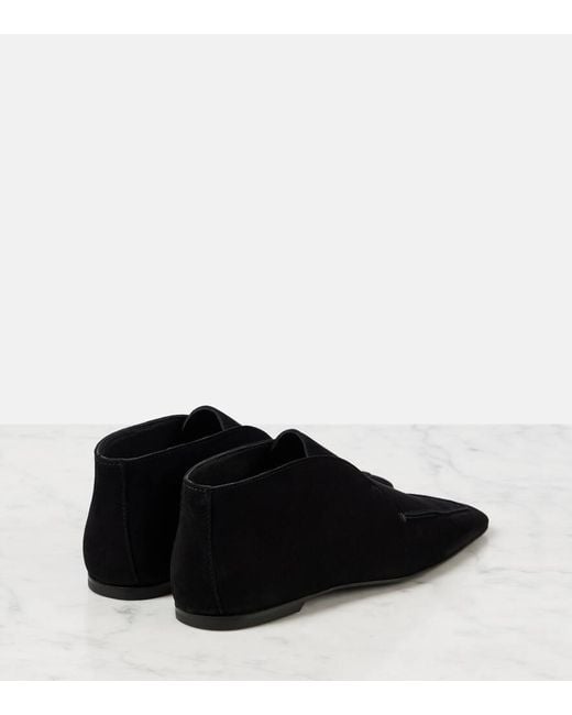 Totême Black Suede Desert Boots