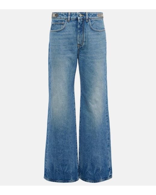 Rabanne Blue Flared Jeans