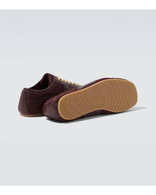 Dries Van Noten Sneakers Mit Leder in Brown für Herren