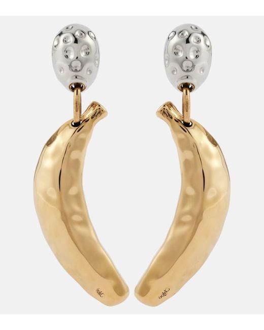 Chloé Metallic Ohrringe Bananas
