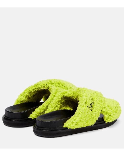 Marni Green Terry Slides