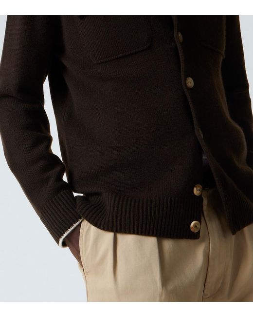 arch4 Black Mr Redcar Cashmere Cardigan for men