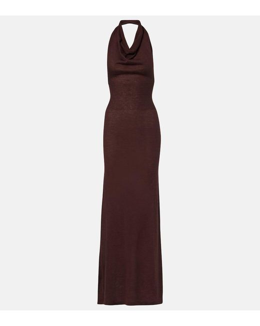 AYA MUSE Purple Maxikleid Reed