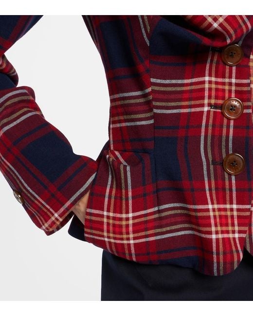 Vivienne Westwood Red Tartan Blazer