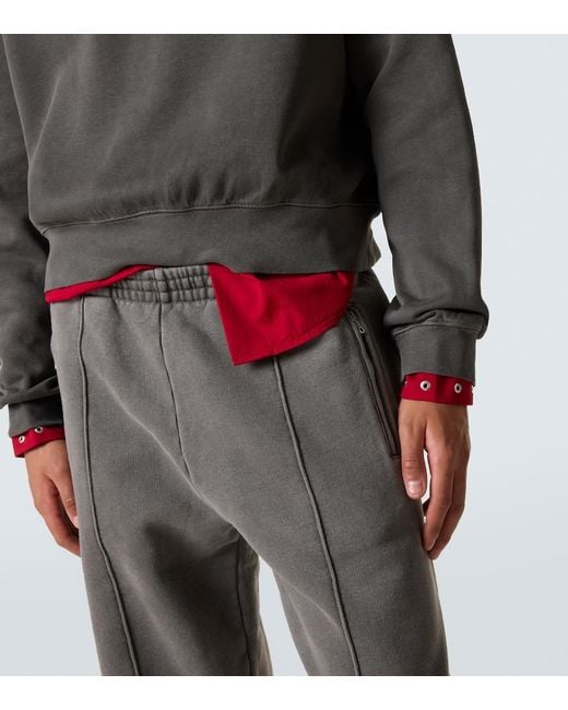 Our Legacy Gray Scholar Cotton Jersey Turtleneck Sweater for men