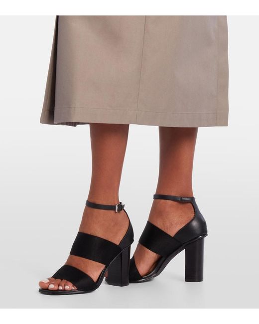 Max Mara Black Ode Sandals