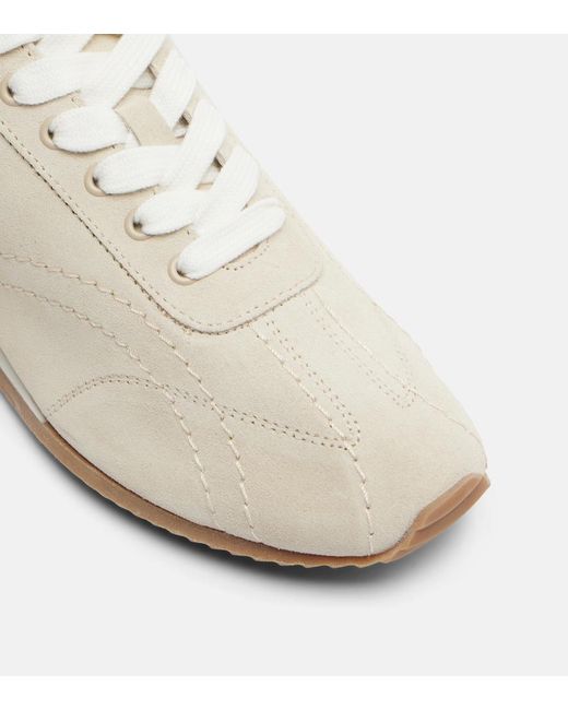 Totême  White Suede Sneakers