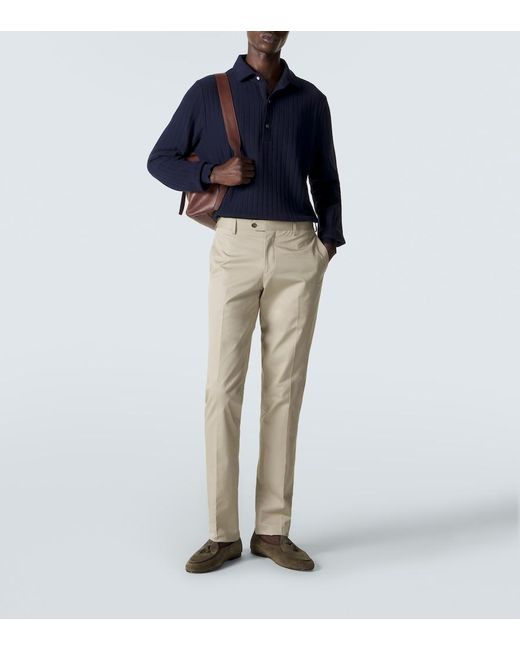 Lardini Natural Cotton Chinos for men