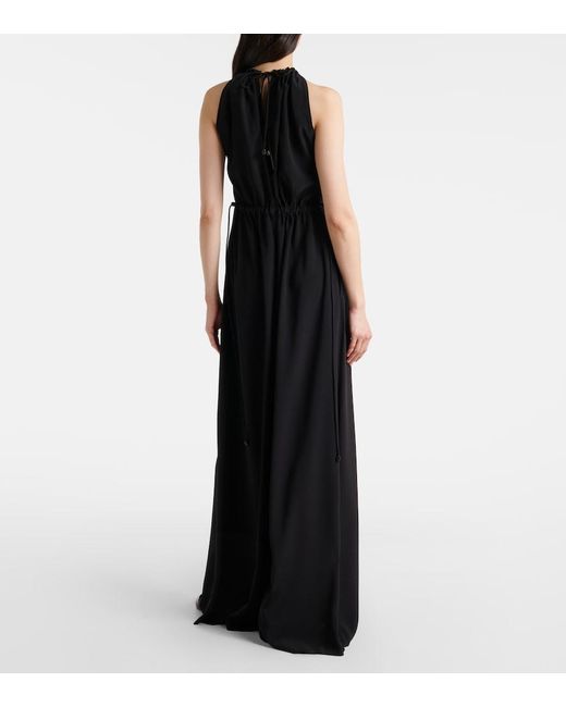 Max Mara Black Jersey Jumpsuit