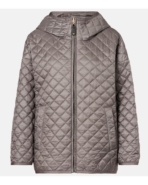 Max Mara Brown The Cube Leo Quilted Jacket