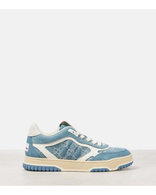 Gucci Blue Re-Web Damensneaker, Größe