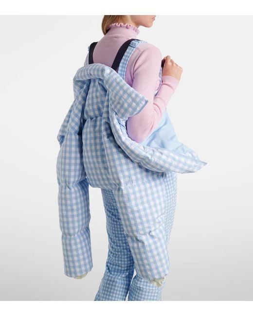 CORDOVA Blue Cortina Gingham Down Ski Jacket