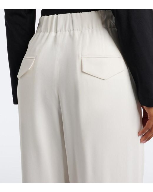 Pantalon Ample Jil Sander en coloris White