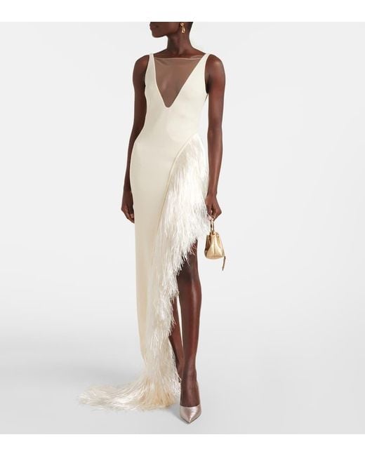 Jimmy Choo White Love 85 Glitter Pumps