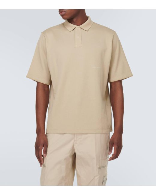 Stone Island Natural Ghost Cotton Polo Shirt for men