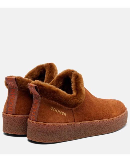 Botines Lucerne De Ante Bogner de color Brown