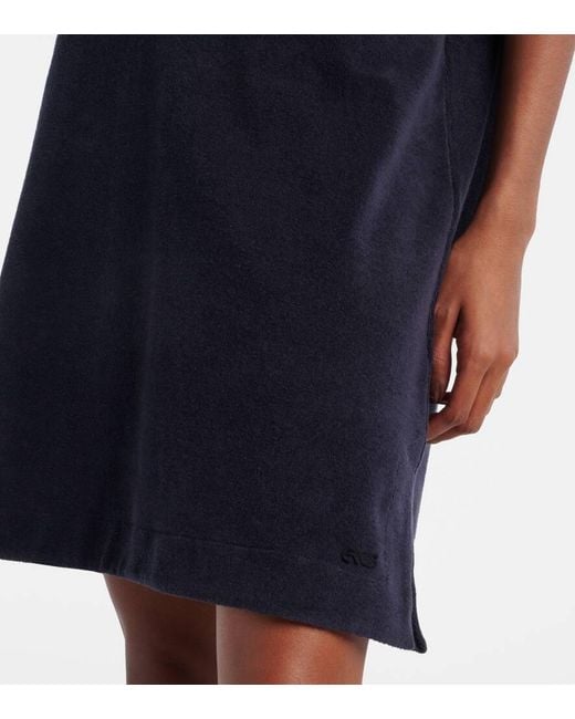 Eres Blue Minikleid Balneaire Aus Frottee