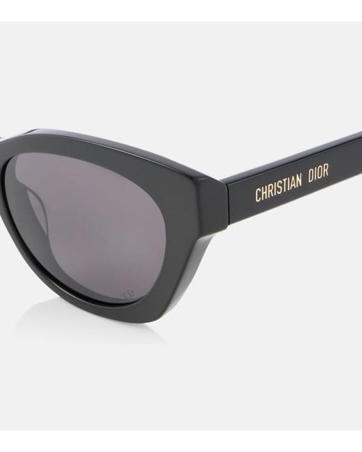 Dior Brown Diormidnight B2I Cat-Eye Sunglasses