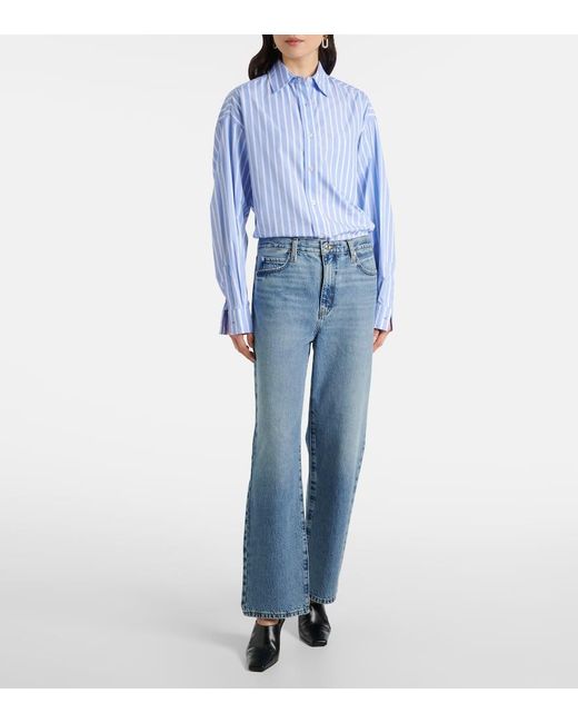 Jeans Regular Cropped Le Jane di FRAME in Blue