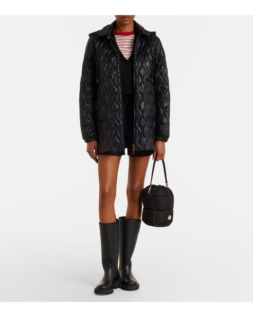Moncler Black Balette Quilted Down Jacket