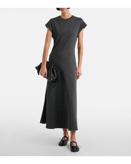 Proenza Schouler Black Label Melanie Cotton-Blend Midi Dress
