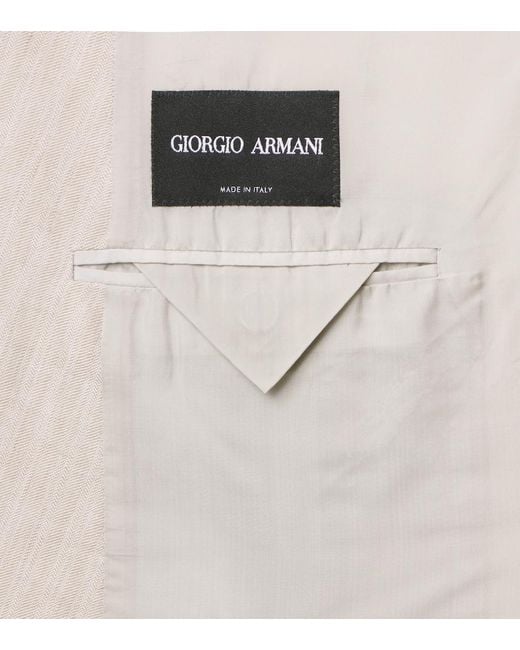Giorgio Armani Natural Archivio Double-Breasted Blazer for men