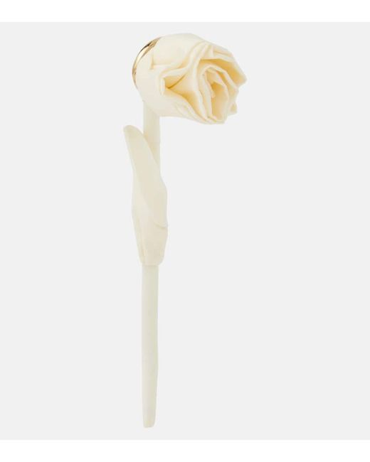 Orecchini Rose di Simone Rocha in White