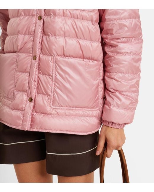 Moncler Pink Fouine Down Jacket