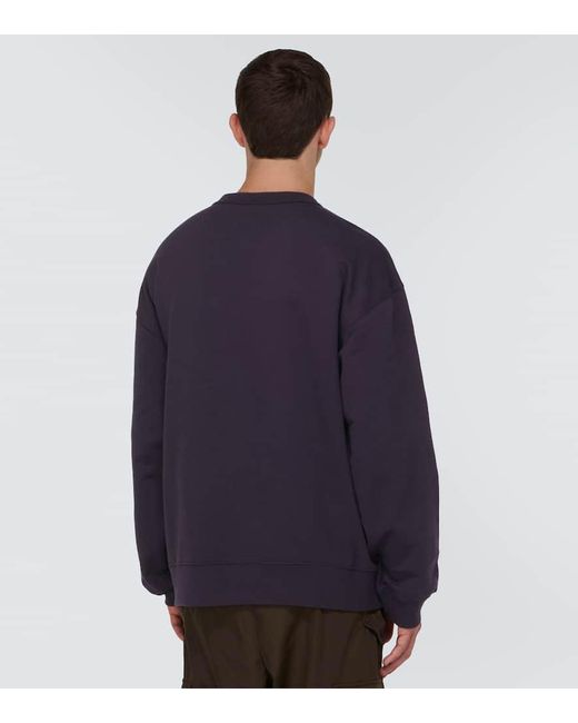 Dries Van Noten Sweatshirt aus Baumwolle in Blue für Herren