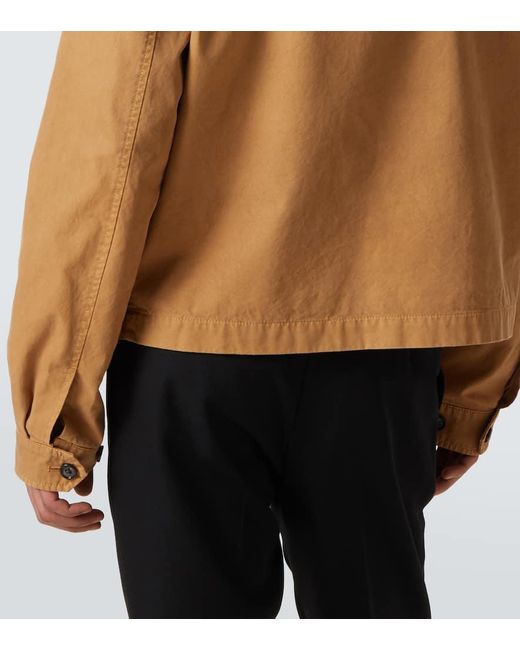 Chaqueta Skull De Algodon Alexander McQueen de hombre de color Brown