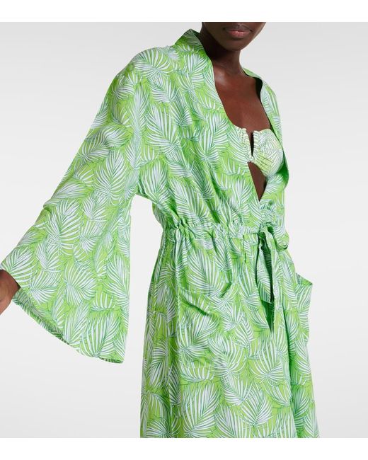 Bata Louisa Estampada Melissa Odabash de color Green
