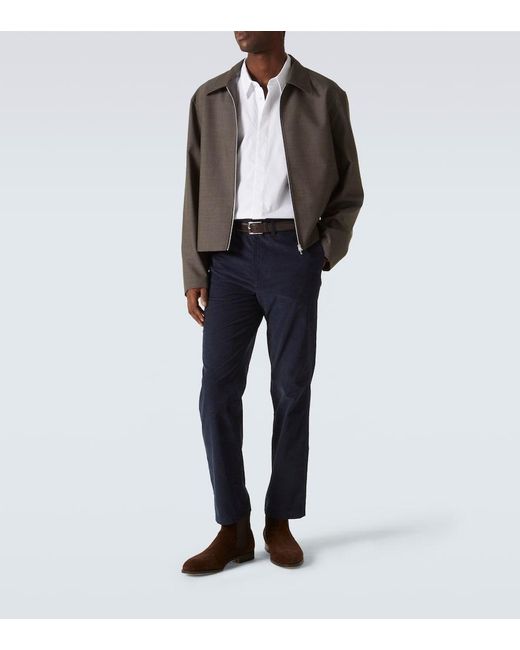John Lobb Brown Lawry Suede Boot for men