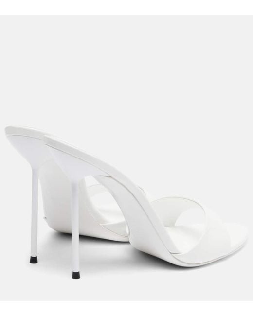 Mules Lidia 105 di Paris Texas in White