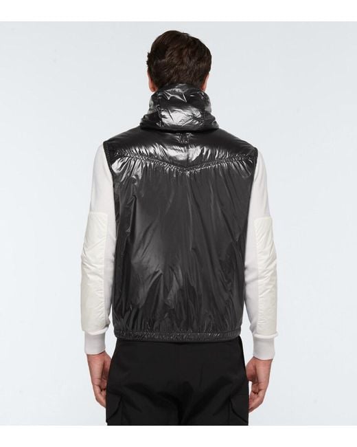 Moncler Black Salantin Technical Vest for men