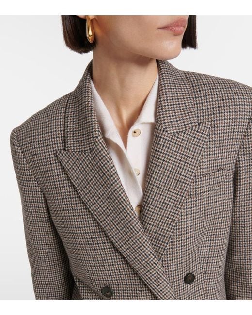 Vince Brown Houndstooth Blazer