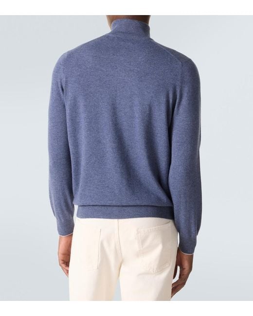 Pullover di Brunello Cucinelli in Blue da Uomo