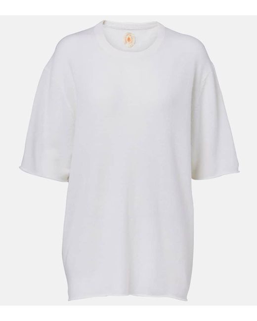 Top De Cachemir Jardin Des Orangers de color White
