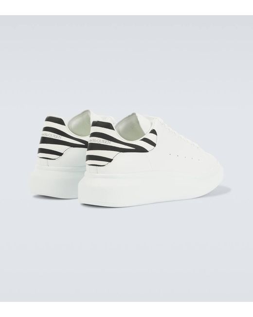 Alexander McQueen Oversize-Sneakers Aus Leder in White für Herren