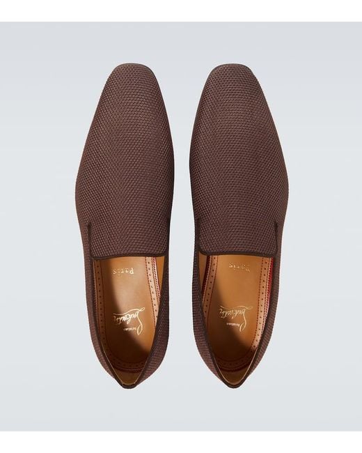 Mocassini Dandelion di Christian Louboutin in Brown da Uomo