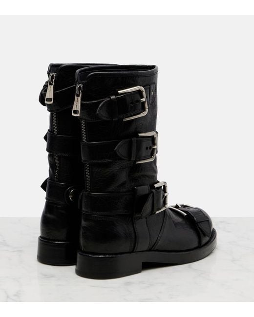 Bottines En Cuir Dolce & Gabbana en coloris Black